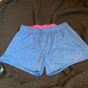 Blue Nike Dri Fit Shorts in XL
